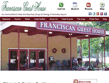 Tablet Screenshot of franciscanguesthouse.com